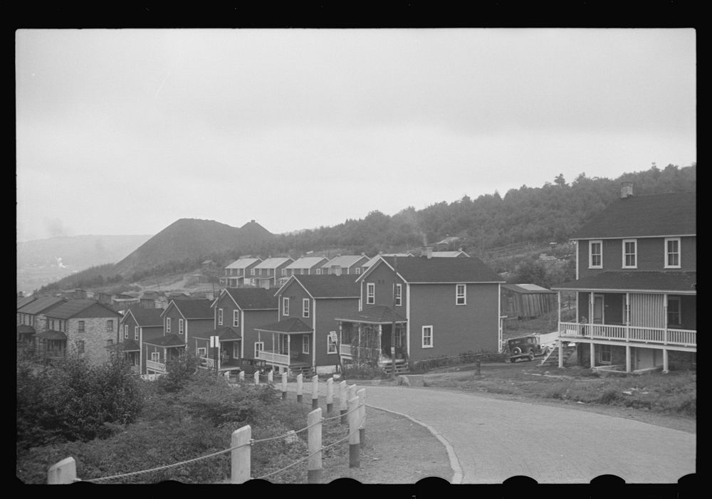 [Untitled photo, possibly related to: Houses in Nanty Glo, Pennsylvania]. Sourced from the Library of Congress.