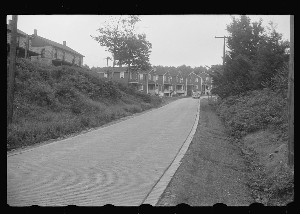 [Untitled photo, possibly related to: Houses in Nanty Glo, Pennsylvania]. Sourced from the Library of Congress.