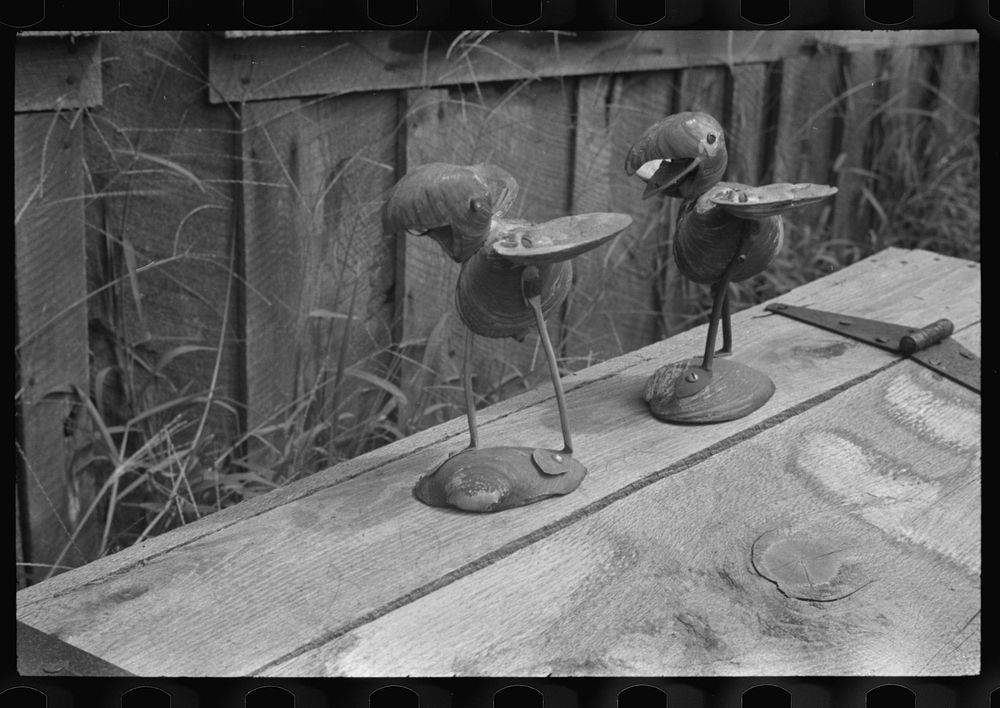 [Untitled photo, possibly related to: Andirons made at Cumberland Homesteads, Crossville, Tennessee]. Sourced from the…