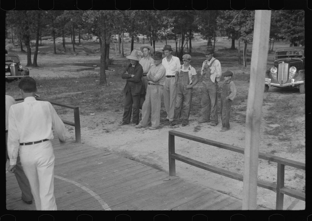 Spectators at square dance, Skyline Farms, Alabama. Sourced from the Library of Congress.