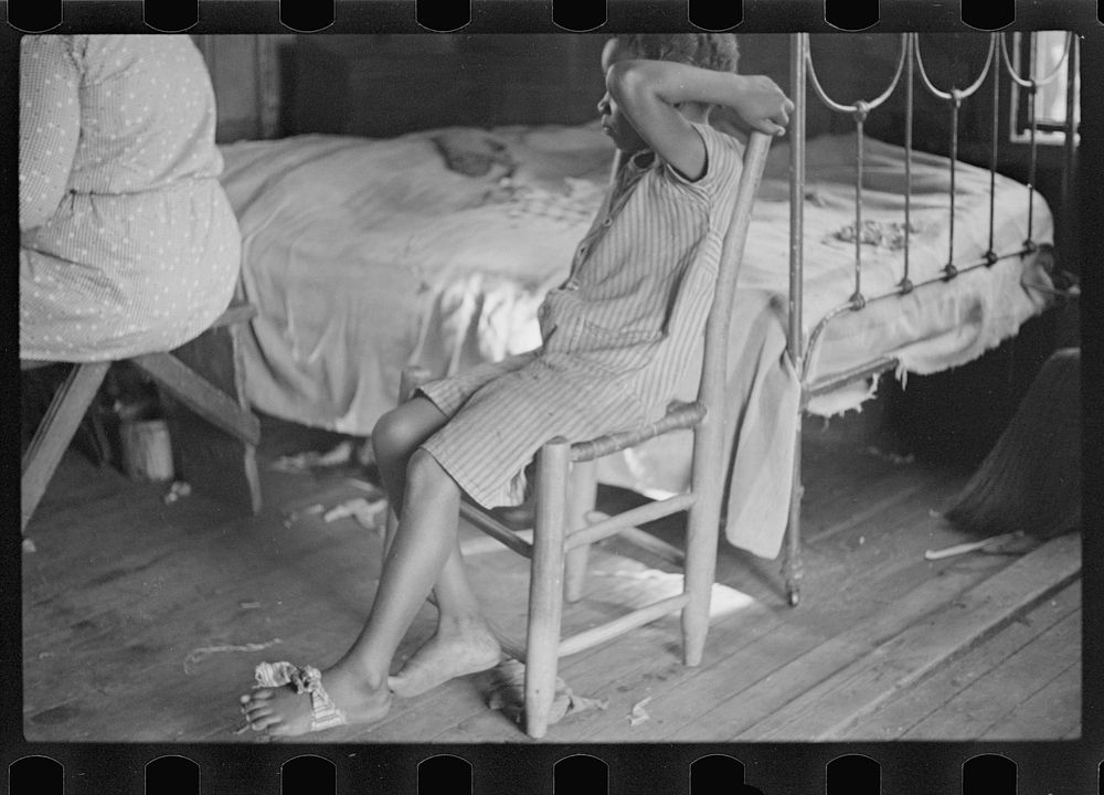 [Untitled photo, possibly related to: Rehabilitation client, Arkansas]. Sourced from the Library of Congress.