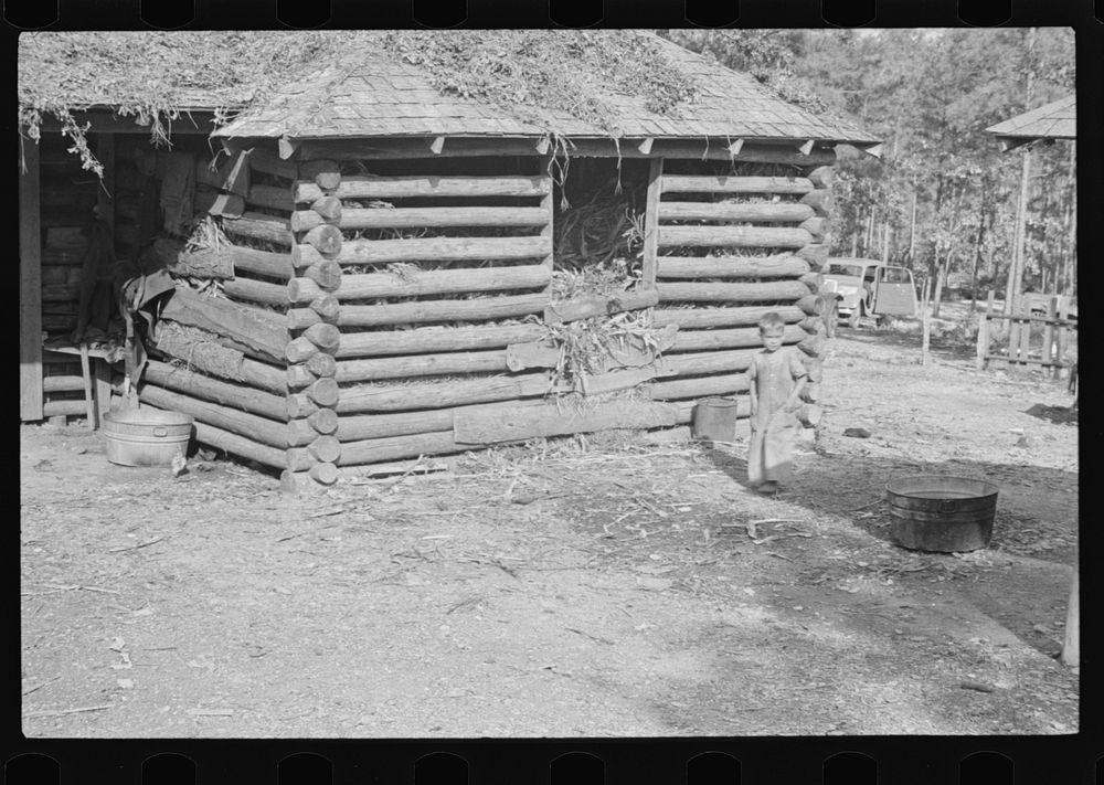 [Untitled photo, possibly related to: House with roof made of license plates built by rehabilitation client, Arkansas].…