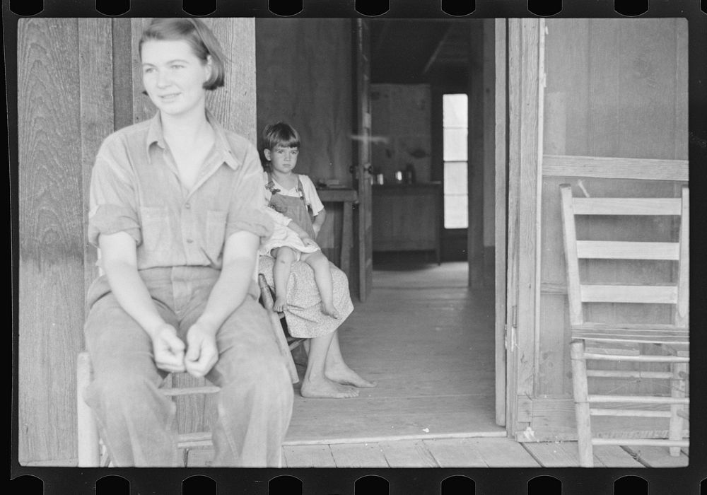 [Untitled photo, possibly related to: Child of rehabilitation client, Arkansas]. Sourced from the Library of Congress.