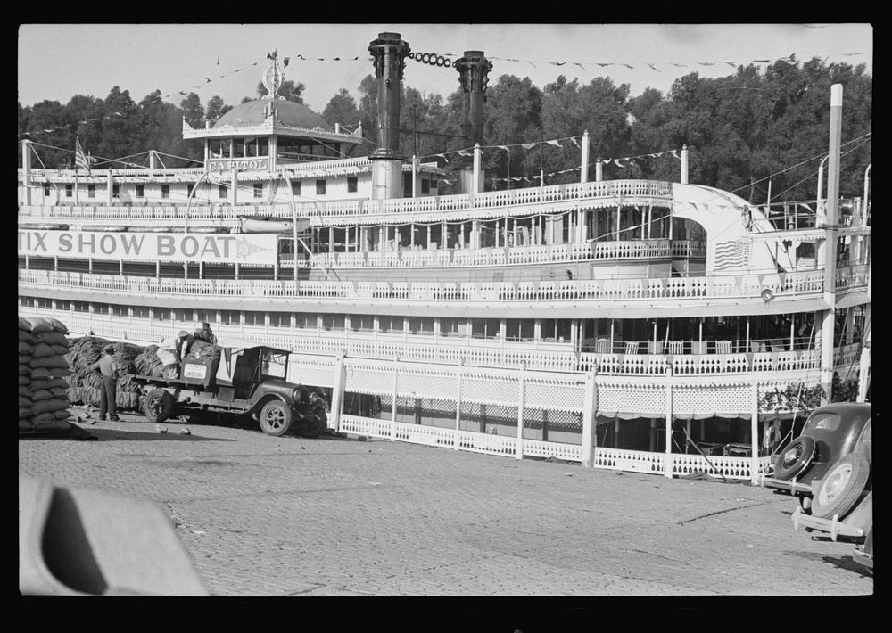 [Untitled photo, possibly related to: The steamer Capitol, Mississippi River, Arkansas]. Sourced from the Library of…