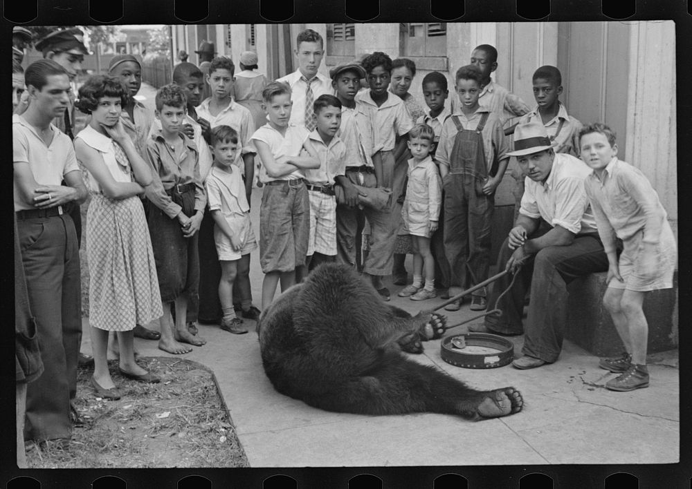 Street scene, New Orleans, Louisiana. Sourced from the Library of Congress.