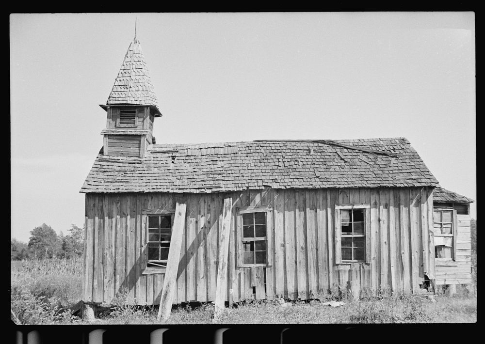 Church in Louisiana. Sourced from the Library of Congress.