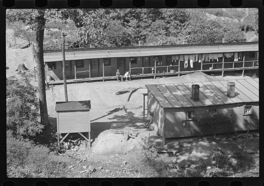 [Untitled photo, possibly related to: The Patch, a shanty town at Cassville, Scotts Run, West Virginia]. Sourced from the…
