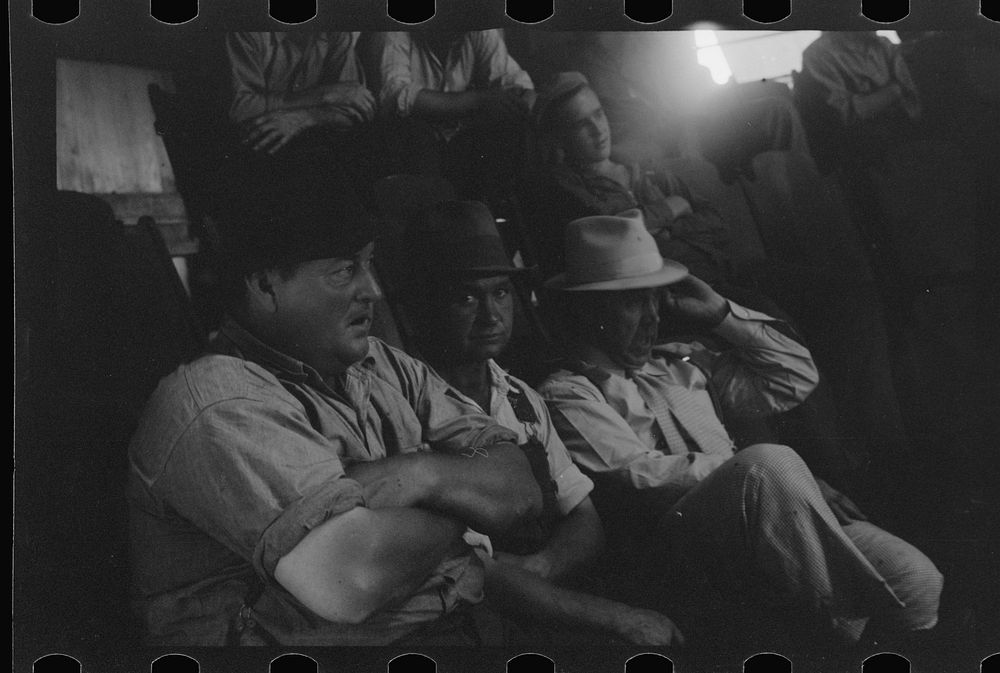 [Untitled photo, possibly related to: Men at auction room, Pickaway Livestock Cooperative Association]. Sourced from the…