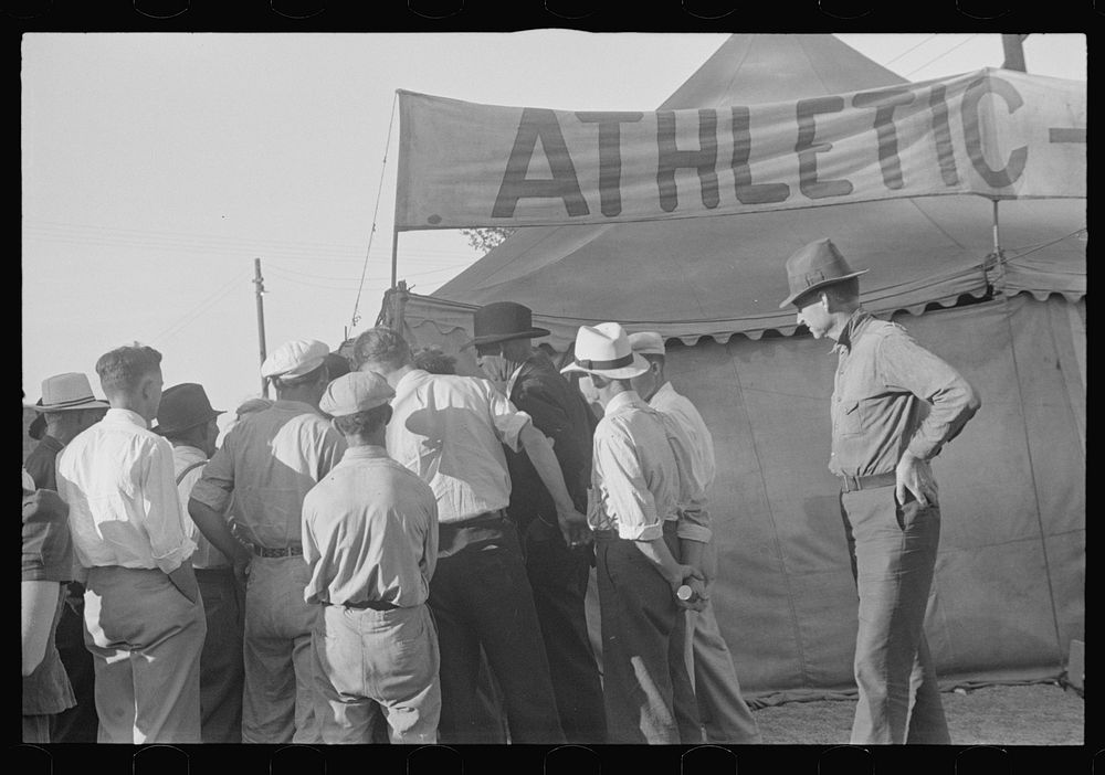[Untitled photo, possibly related to: Sideshows at the July 4th celebration, Ashville, Ohio (see general caption)]. Sourced…