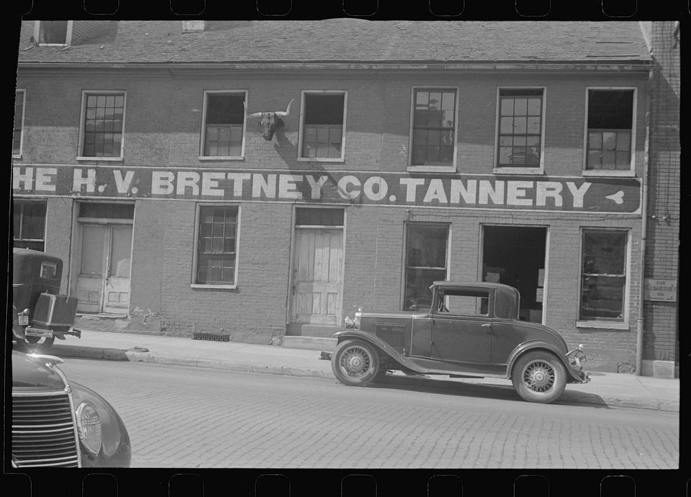 Old tannery, Springfield, Ohio. Sourced from the Library of Congress.