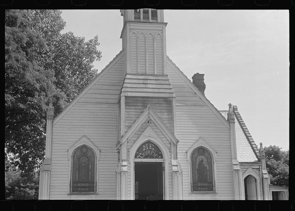 Methodist church, Unionville Center, Ohio. Sourced from the Library of Congress.