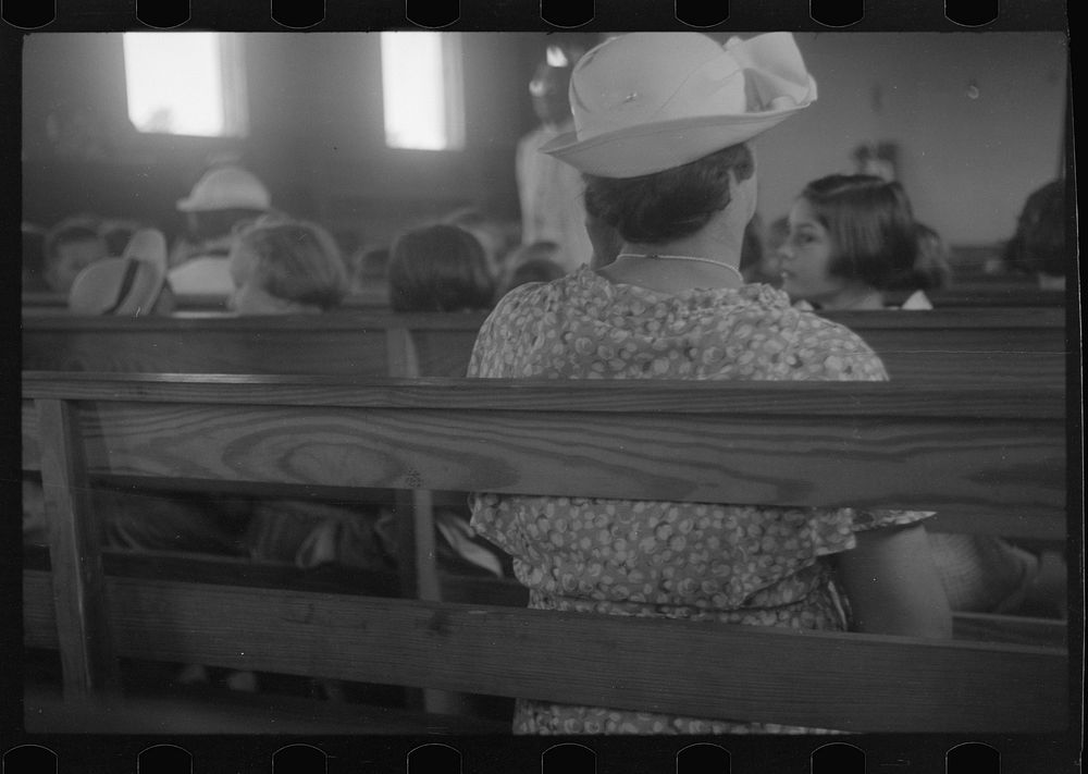 [Untitled photo, possibly related to: Sunday school, Penderlea Homesteads, North Carolina]. Sourced from the Library of…