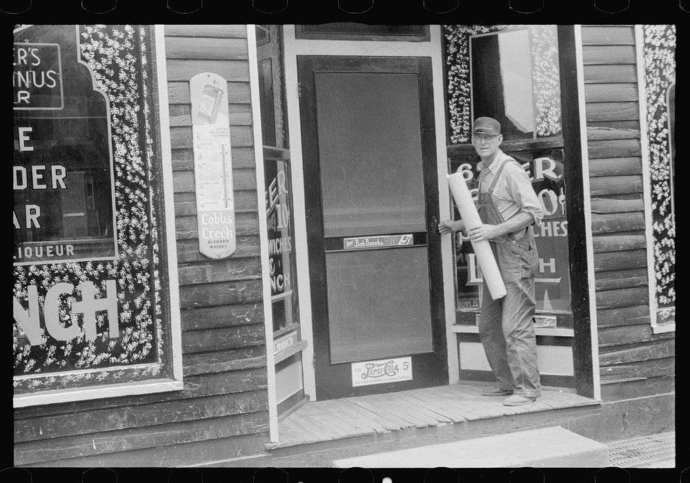 [Untitled photo, possibly related to: Wonder Bar, hot spot of Circleville, Ohio (see general caption)]. Sourced from the…