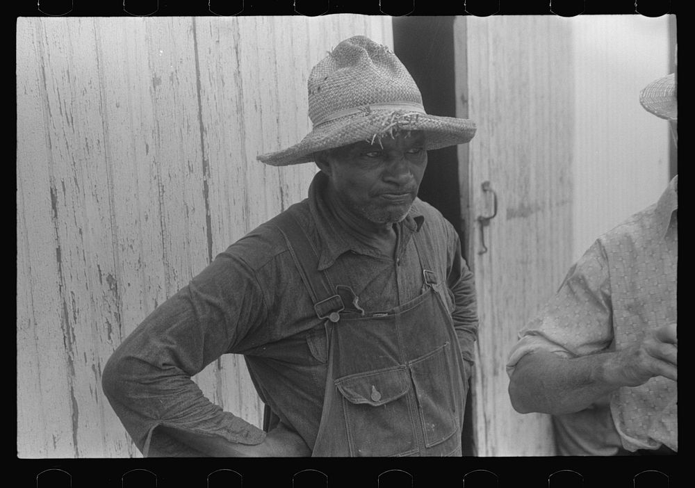 Farmer at public auction, central Ohio. Sourced from the Library of Congress.