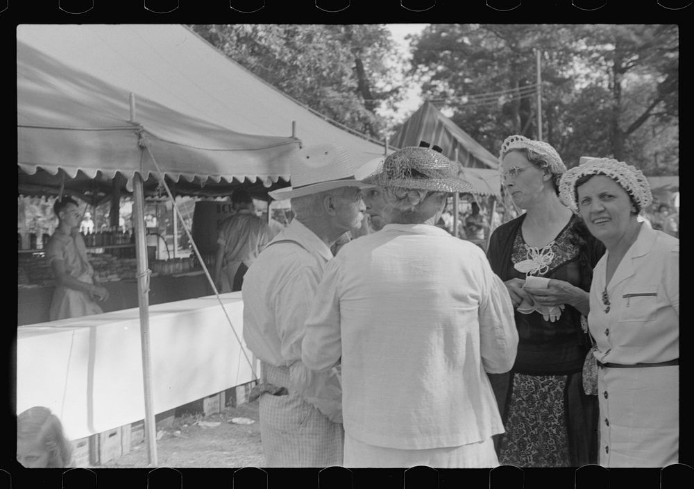 [Untitled photo, possibly related to: Farmpeople at fair in central Ohio]. Sourced from the Library of Congress.