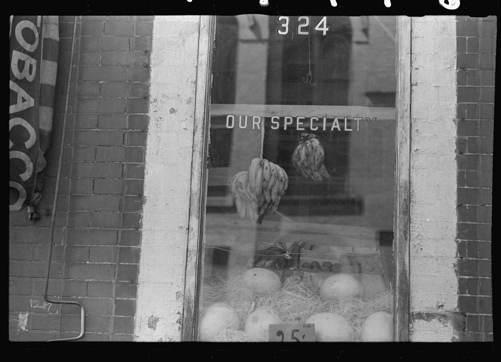 New York, New York. 61st Street between 1st and 3rd Avenues. A shop window. Sourced from the Library of Congress.