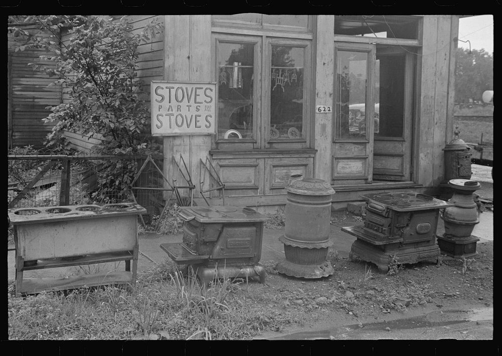 Stoves, parts for all stoves, near Circleville, Ohio (see general caption). Sourced from the Library of Congress.