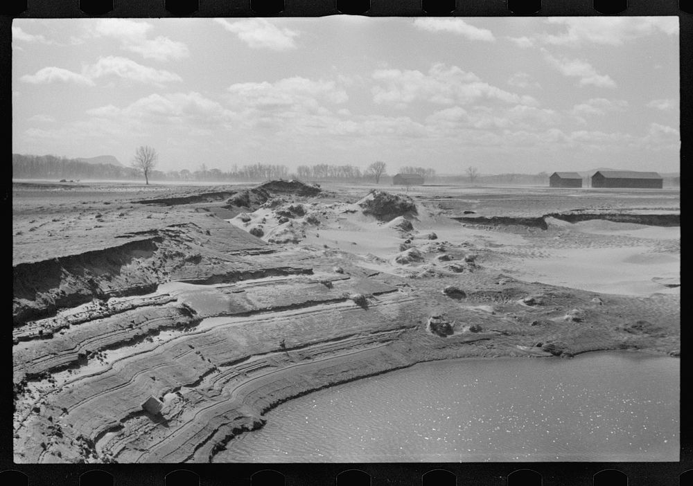 Tobacco lands after the Connecticut River had subsided near Hatfield, Massachusetts. Sourced from the Library of Congress.