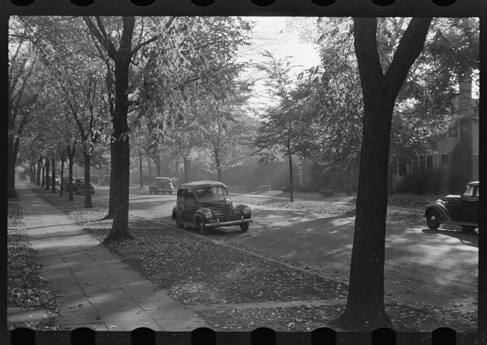 Lincoln Avenue, Saint Paul, Minnesota. Sourced from the Library of Congress.