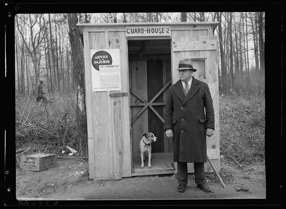 Guardhouse. Berwyn project, Maryland. Sourced from the Library of Congress.