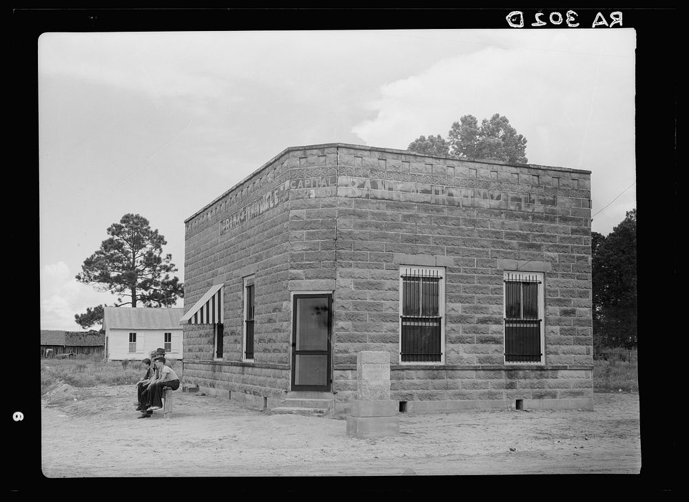 Project office. Irwinville Farms, Georgia. Sourced from the Library of Congress.
