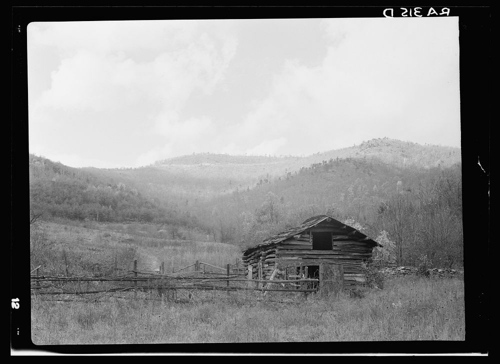 Abandoned house in Nicholson Hollow. Shenandoah National Park, Virginia. Sourced from the Library of Congress.