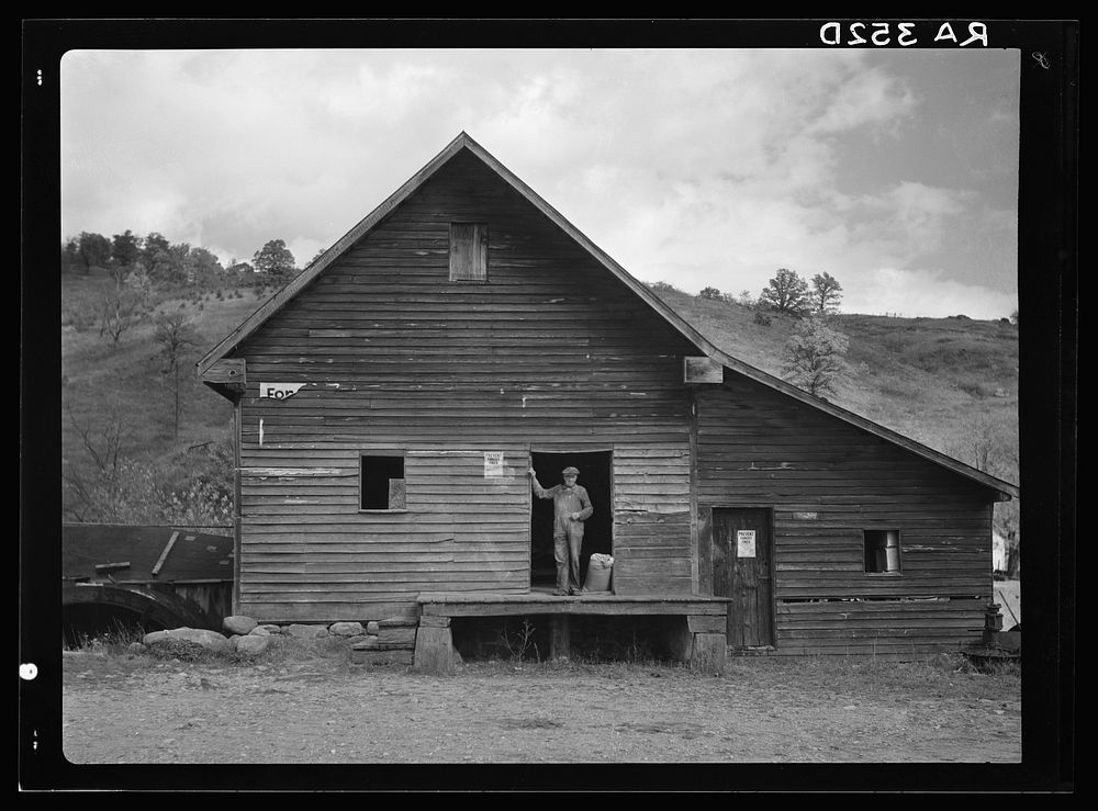Mill at Nethers. Shenandoah National Park, Virginia. Sourced from the Library of Congress.
