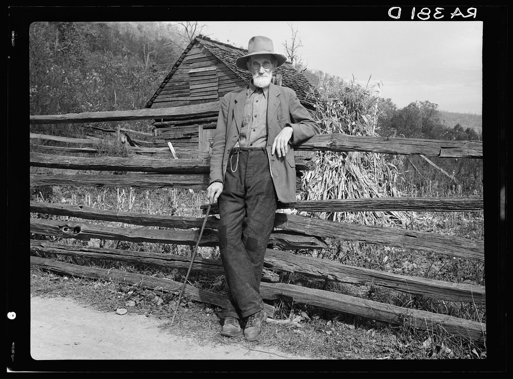 Postmaster Brown at Old Rag. Shenandoah National Park, Virginia. Sourced from the Library of Congress.