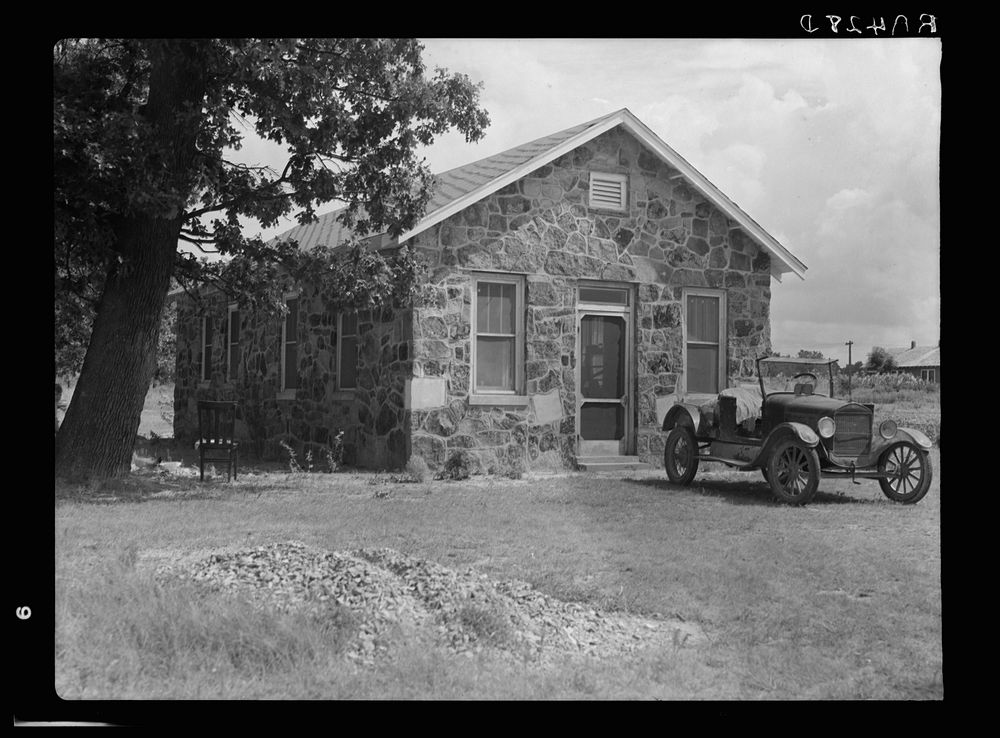 Canning kitchen. Pope County, Arkansas. Sourced from the Library of Congress.