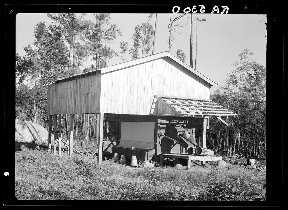 Viner used for community canning. Wolf Creek Farms, Georgia. Sourced from the Library of Congress.