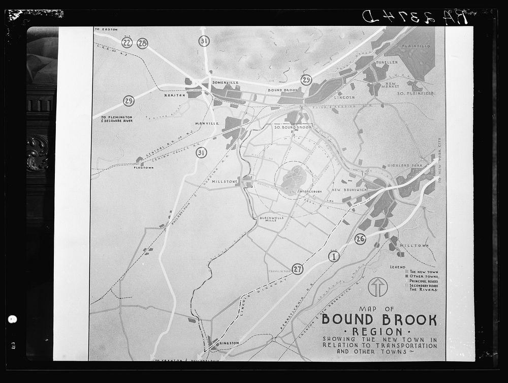 Bound Brook region. New Jersey. Sourced from the Library of Congress.