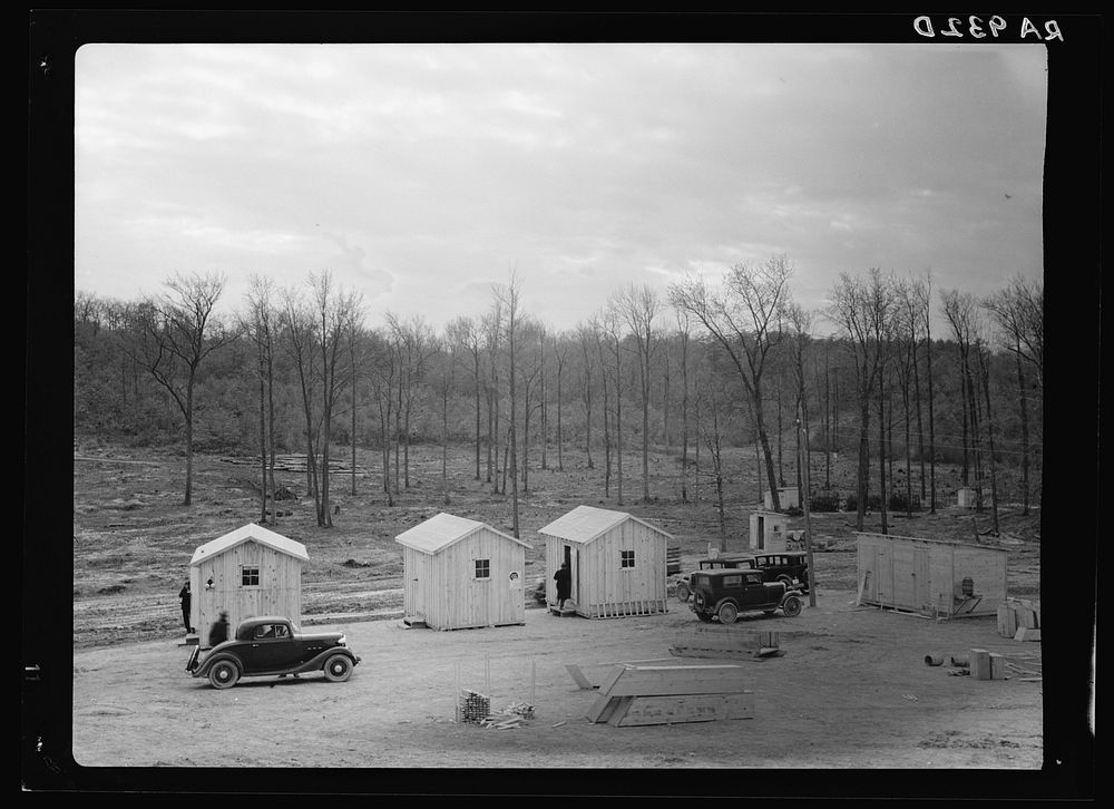 Lake site of the Berwyn project. Berwyn, Maryland. Sourced from the Library of Congress.