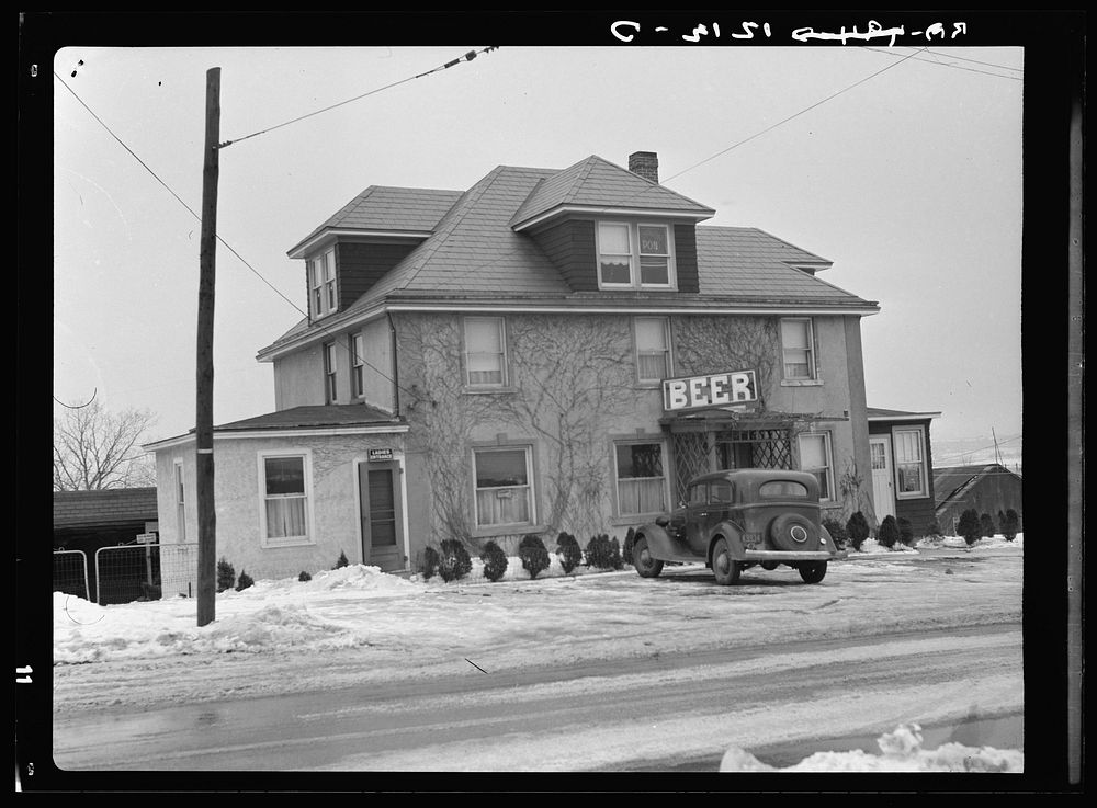 House near South River showing "blight." New Jersey. Sourced from the Library of Congress.