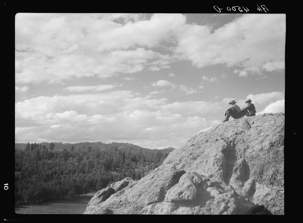 Scene in Custer State Park. South Dakota. Sourced from the Library of Congress.