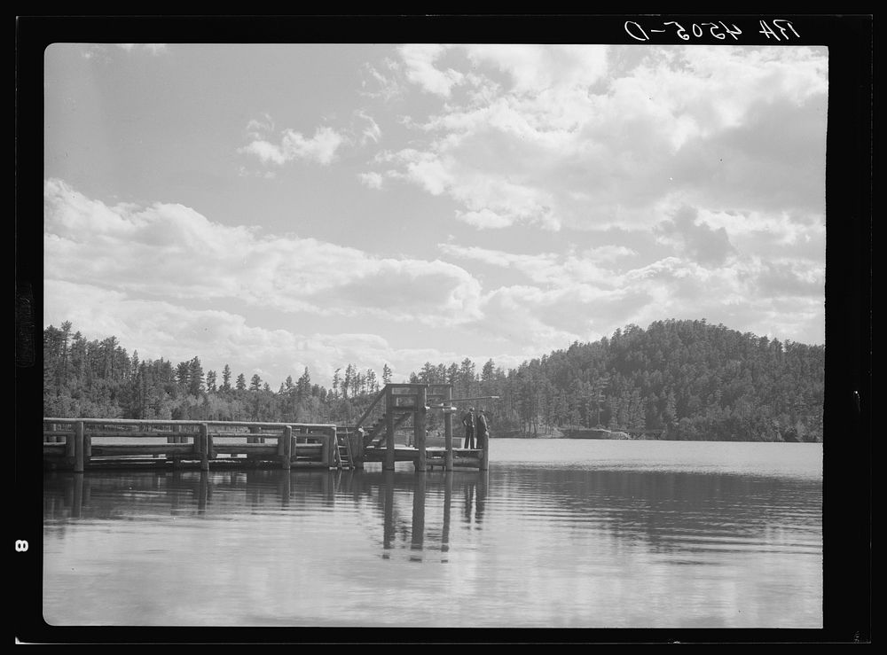 Lake developed for recreation purposes. Custer State Park, South Dakota. Sourced from the Library of Congress.
