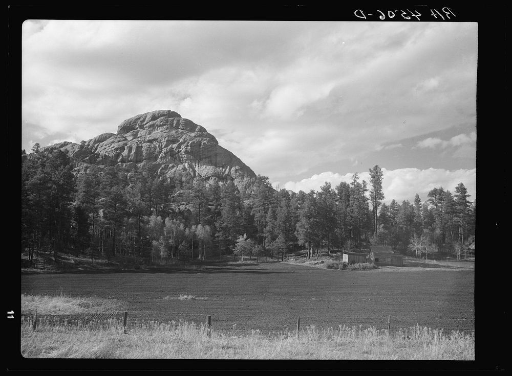 Calamity Jane's Rock. Custer State Park, South Dakota. Sourced from the Library of Congress.