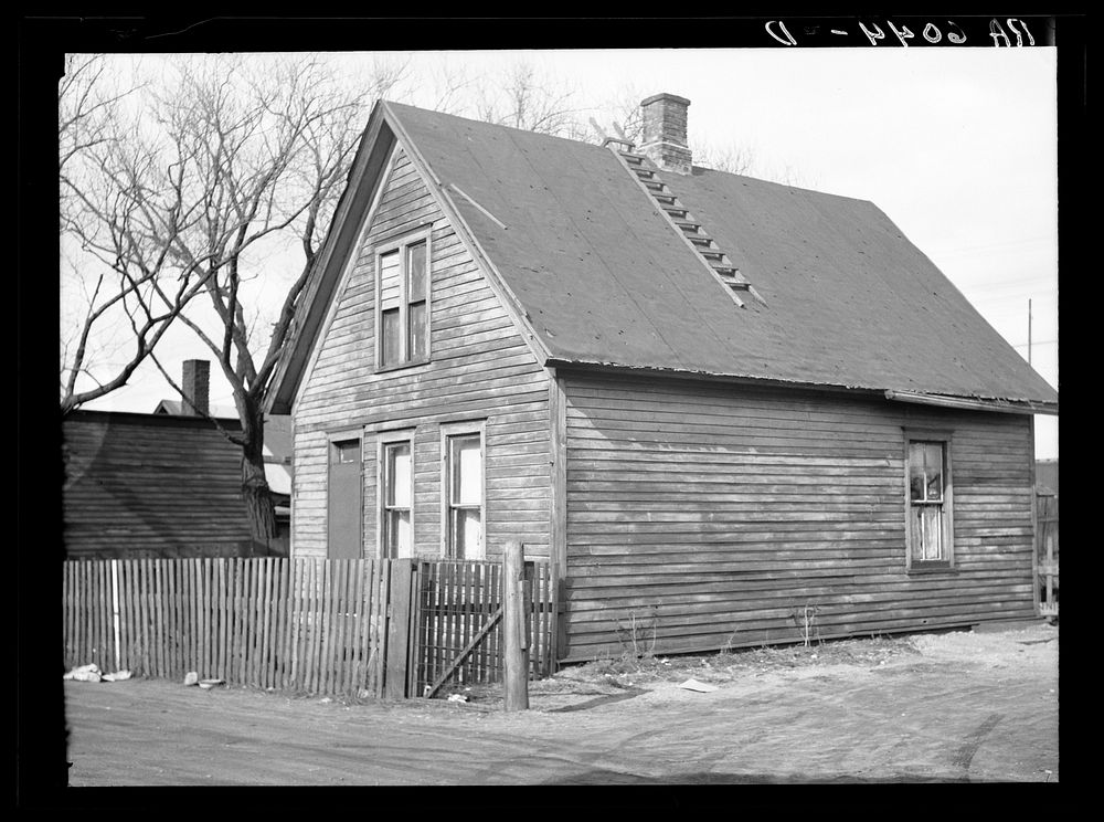 Cottages. Jones Island. Milwaukee, Wisconsin. Sourced from the Library of Congress.