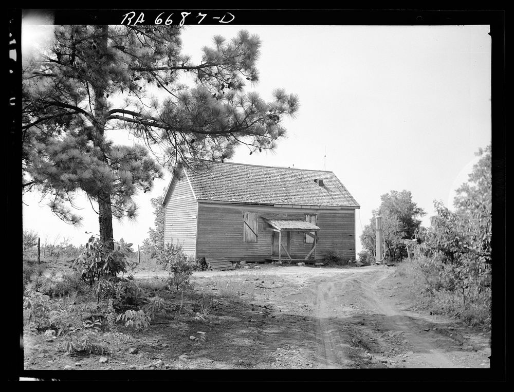 Operating general store on Hell's Half Acre, project area of Plantation Piedmont agricultural demonstration project, near…