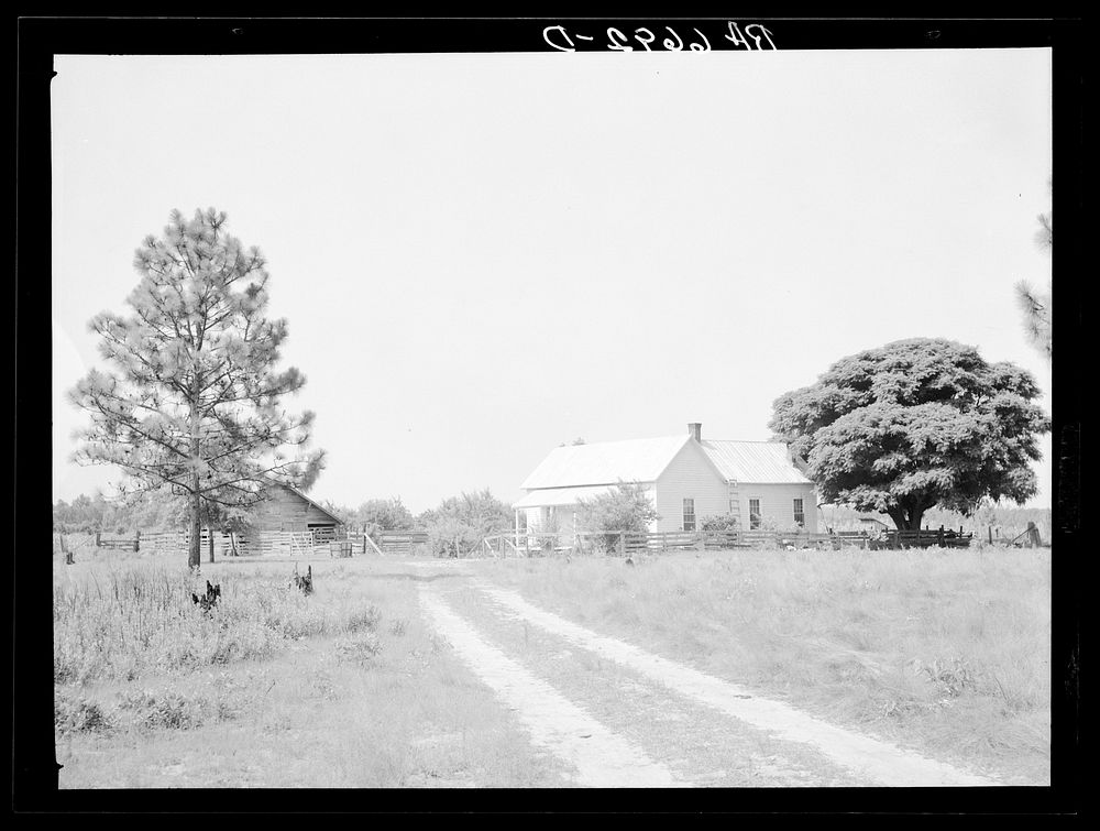 Repaired house at Irwinville Farms, Georgia. There are twenty-three houses repaired in this manner on this Resettlement…