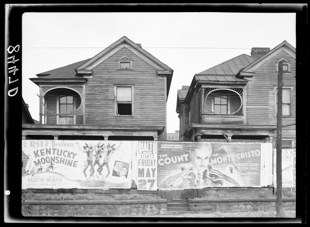 Houses. Atlanta, Georgia. Sourced from the Library of Congress.