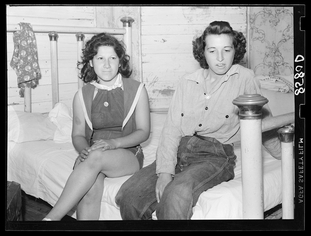 Girl fieldworkers at the King Farm on strike against seventeen cents an hour wages. Morrisville, Pennsylvania. Sourced from…