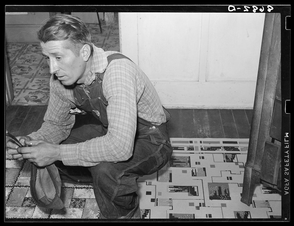 Tenant farmer. Shawnee County, Kansas. Sourced from the Library of Congress.