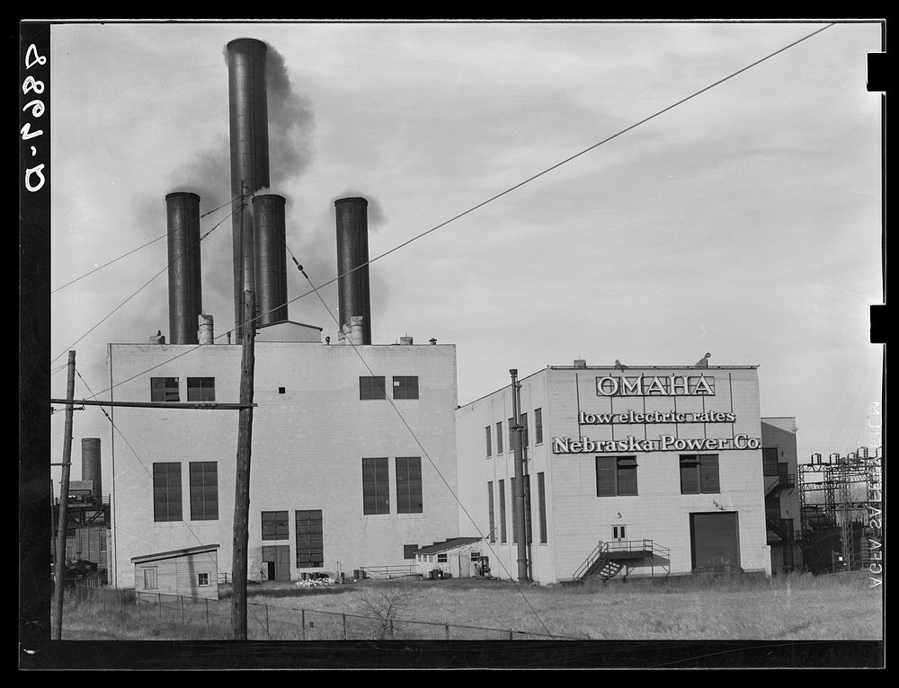 Nebraska Power Company. Omaha, Nebraska. Sourced from the Library of Congress.
