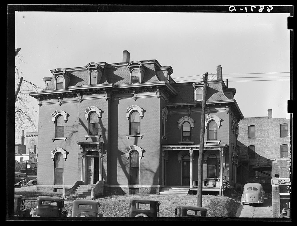 Rooming house. Omaha, Nebraska. Sourced from the Library of Congress.