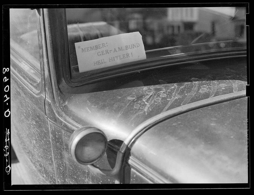 High school student's car. Omaha, Nebraska. Sourced from the Library of Congress.