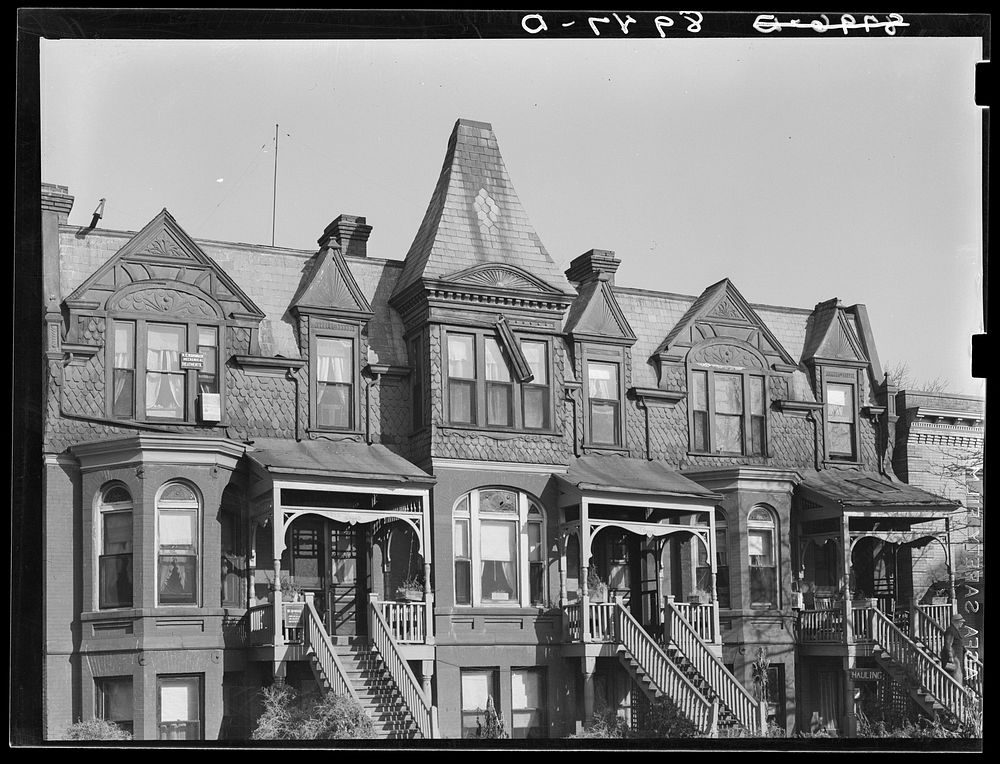 Apartment house. Omaha, Nebraska. Sourced from the Library of Congress.