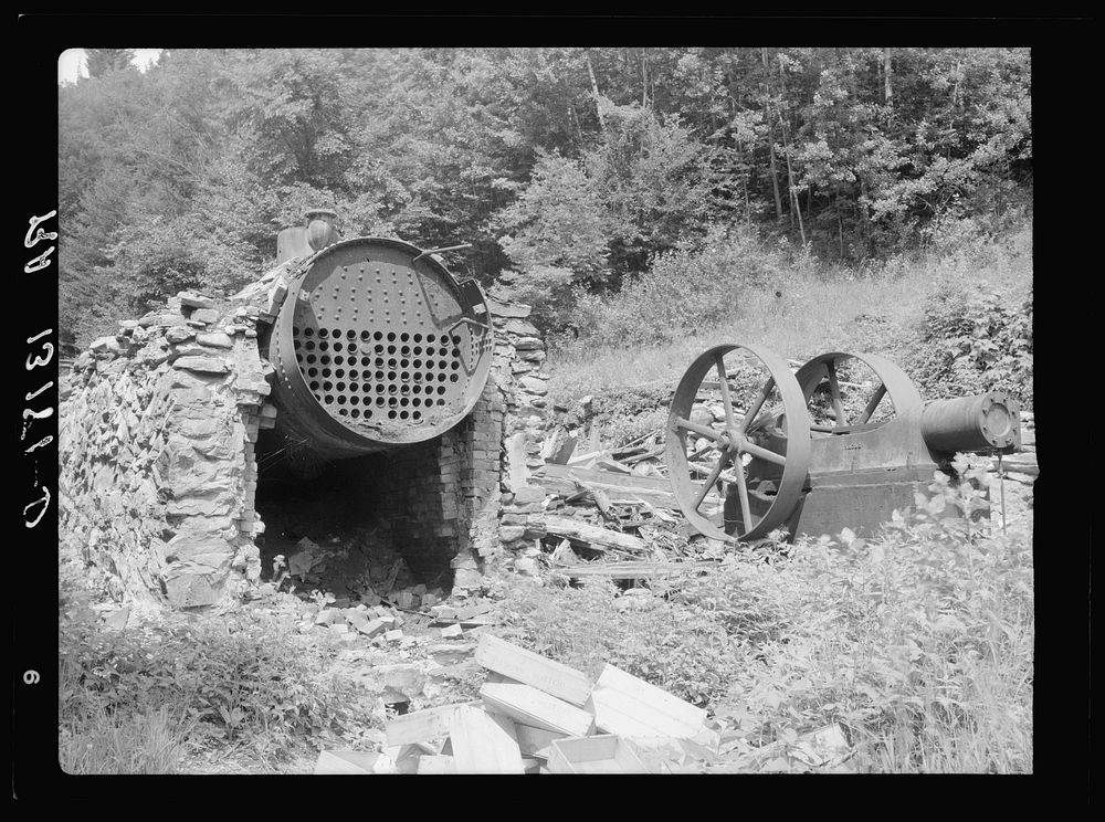 Abandoned sawmill Sherburne, New Hampshire. Free Photo rawpixel