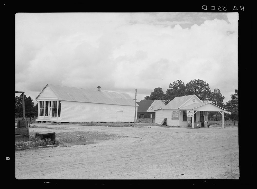 [Untitled photo, possibly related to: View of Irwinville Farms project, Georgia]. Sourced from the Library of Congress.