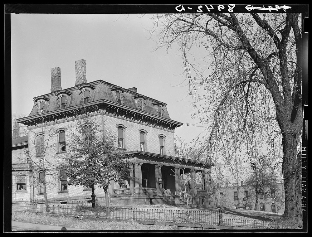 [Untitled photo, possibly related to: rooming house, formerly the home of the Creighton Family, pioneers in Omaha…