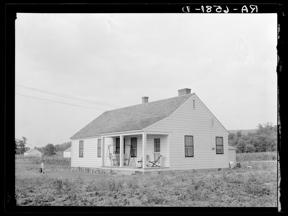 [Untitled photo, possibly related to: Five-room house and family at the Palmerdale Homesteads near Birmingham, Alabama].…